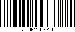 Código de barras (EAN, GTIN, SKU, ISBN): '7898512906629'