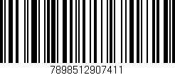 Código de barras (EAN, GTIN, SKU, ISBN): '7898512907411'
