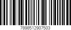 Código de barras (EAN, GTIN, SKU, ISBN): '7898512907503'