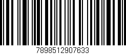 Código de barras (EAN, GTIN, SKU, ISBN): '7898512907633'