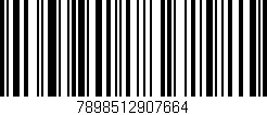 Código de barras (EAN, GTIN, SKU, ISBN): '7898512907664'