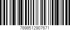 Código de barras (EAN, GTIN, SKU, ISBN): '7898512907671'