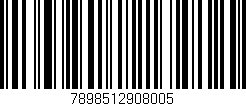 Código de barras (EAN, GTIN, SKU, ISBN): '7898512908005'