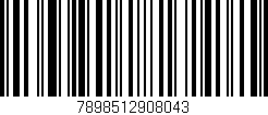 Código de barras (EAN, GTIN, SKU, ISBN): '7898512908043'