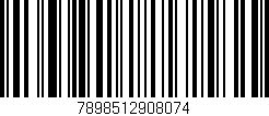 Código de barras (EAN, GTIN, SKU, ISBN): '7898512908074'