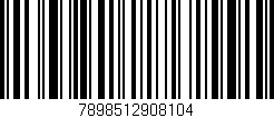 Código de barras (EAN, GTIN, SKU, ISBN): '7898512908104'