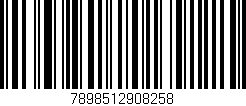 Código de barras (EAN, GTIN, SKU, ISBN): '7898512908258'