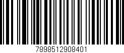 Código de barras (EAN, GTIN, SKU, ISBN): '7898512908401'