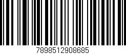 Código de barras (EAN, GTIN, SKU, ISBN): '7898512908685'
