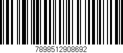Código de barras (EAN, GTIN, SKU, ISBN): '7898512908692'
