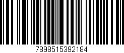 Código de barras (EAN, GTIN, SKU, ISBN): '7898515392184'