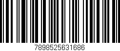 Código de barras (EAN, GTIN, SKU, ISBN): '7898525631686'