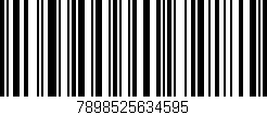 Código de barras (EAN, GTIN, SKU, ISBN): '7898525634595'