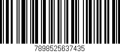 Código de barras (EAN, GTIN, SKU, ISBN): '7898525637435'