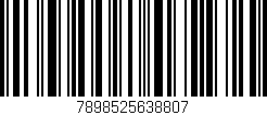 Código de barras (EAN, GTIN, SKU, ISBN): '7898525638807'