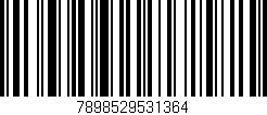 Código de barras (EAN, GTIN, SKU, ISBN): '7898529531364'