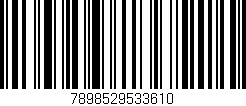 Código de barras (EAN, GTIN, SKU, ISBN): '7898529533610'