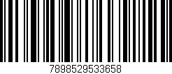 Código de barras (EAN, GTIN, SKU, ISBN): '7898529533658'