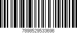 Código de barras (EAN, GTIN, SKU, ISBN): '7898529533696'