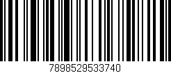 Código de barras (EAN, GTIN, SKU, ISBN): '7898529533740'