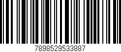 Código de barras (EAN, GTIN, SKU, ISBN): '7898529533887'