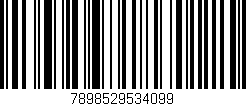 Código de barras (EAN, GTIN, SKU, ISBN): '7898529534099'
