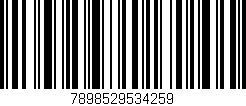 Código de barras (EAN, GTIN, SKU, ISBN): '7898529534259'