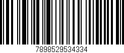 Código de barras (EAN, GTIN, SKU, ISBN): '7898529534334'