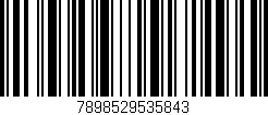 Código de barras (EAN, GTIN, SKU, ISBN): '7898529535843'