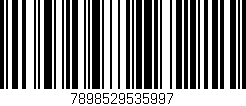 Código de barras (EAN, GTIN, SKU, ISBN): '7898529535997'