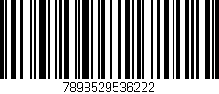 Código de barras (EAN, GTIN, SKU, ISBN): '7898529536222'