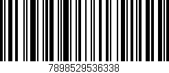 Código de barras (EAN, GTIN, SKU, ISBN): '7898529536338'