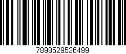 Código de barras (EAN, GTIN, SKU, ISBN): '7898529536499'