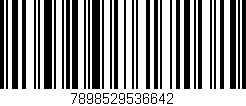 Código de barras (EAN, GTIN, SKU, ISBN): '7898529536642'