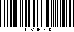 Código de barras (EAN, GTIN, SKU, ISBN): '7898529536703'