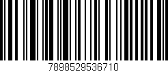 Código de barras (EAN, GTIN, SKU, ISBN): '7898529536710'