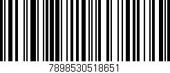 Código de barras (EAN, GTIN, SKU, ISBN): '7898530518651'