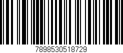 Código de barras (EAN, GTIN, SKU, ISBN): '7898530518729'