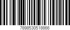 Código de barras (EAN, GTIN, SKU, ISBN): '7898530518866'
