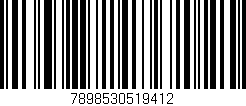 Código de barras (EAN, GTIN, SKU, ISBN): '7898530519412'
