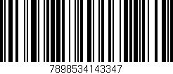 Código de barras (EAN, GTIN, SKU, ISBN): '7898534143347'