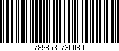 Código de barras (EAN, GTIN, SKU, ISBN): '7898535730089'