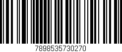 Código de barras (EAN, GTIN, SKU, ISBN): '7898535730270'