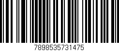 Código de barras (EAN, GTIN, SKU, ISBN): '7898535731475'