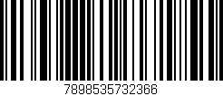 Código de barras (EAN, GTIN, SKU, ISBN): '7898535732366'