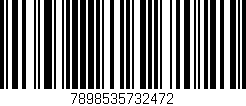 Código de barras (EAN, GTIN, SKU, ISBN): '7898535732472'