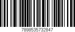 Código de barras (EAN, GTIN, SKU, ISBN): '7898535732847'