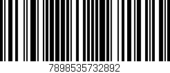 Código de barras (EAN, GTIN, SKU, ISBN): '7898535732892'