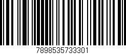 Código de barras (EAN, GTIN, SKU, ISBN): '7898535733301'