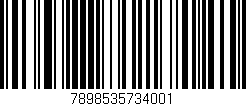 Código de barras (EAN, GTIN, SKU, ISBN): '7898535734001'